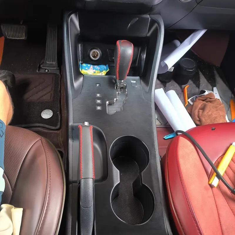 Für Hyundai Tucson ix35 2010-2017 Innenraum Mittelkonsole Türgriff Kohlefaser Aufkleber Decals Autostyling Zubehör