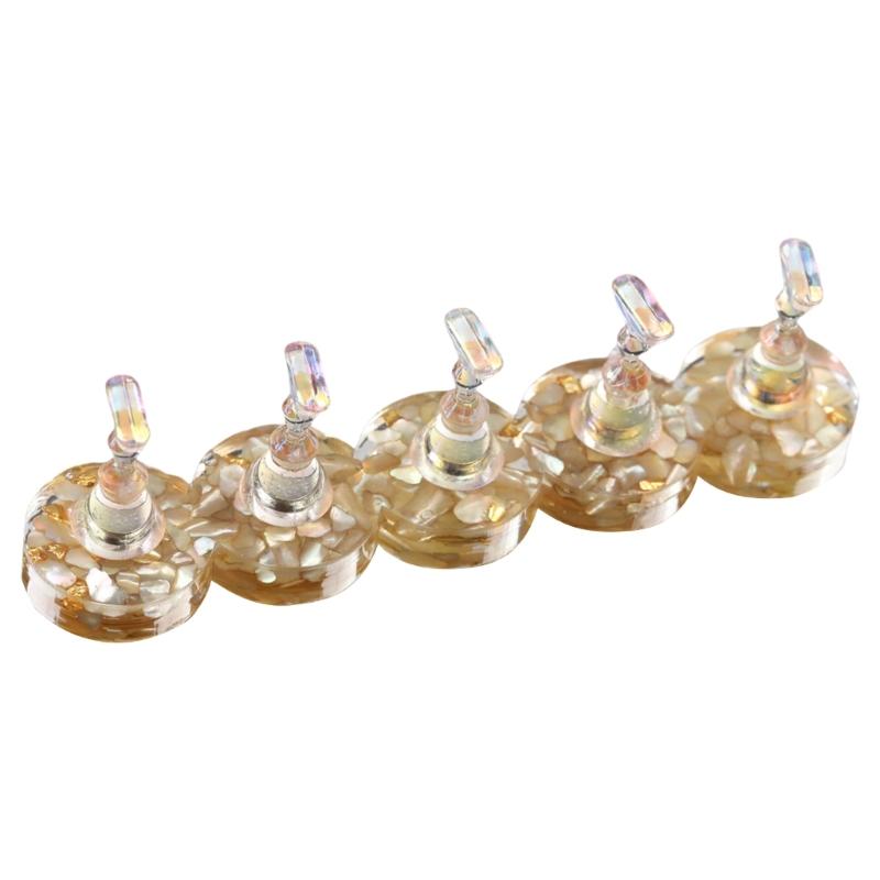 5Pcs Multifunctional Nail Extension Holder Manicure Nail Art Accessories Display Stand Of Artificial Nails Securely