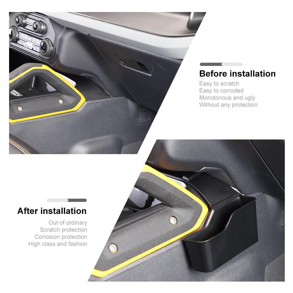 Both Side Car Sides Gear Shift Storage Boxes Organizer Tray For Ford Bronco 21+