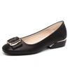 Super soft sole single shoes low heel small leather shoes spring and summer new high quality soft leather shallow mouth low top casual shoes