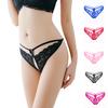 Women G String Sexy Underwear Lace Briefs Panties  Super Thin Hollow Thongs 