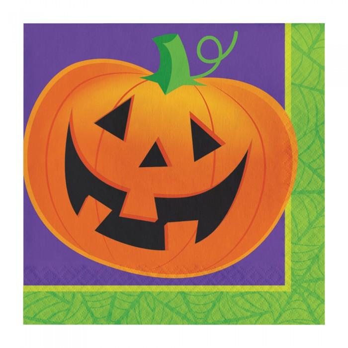 Creative Converting Paper Pumpkin Napkins (Pack of 16)