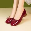 Ballet single shoes women's low-heeled shoes Mary Jane women's shoes light-mouth shoes versatile evening shoes