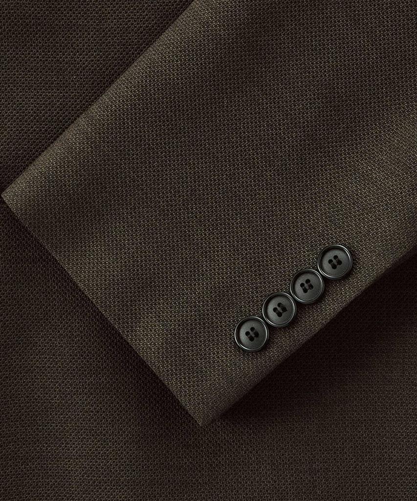 Stco Tech-Poly Textured Comfort Suit Jacket Khaki (Classic Fit)_Ssjva52Csk