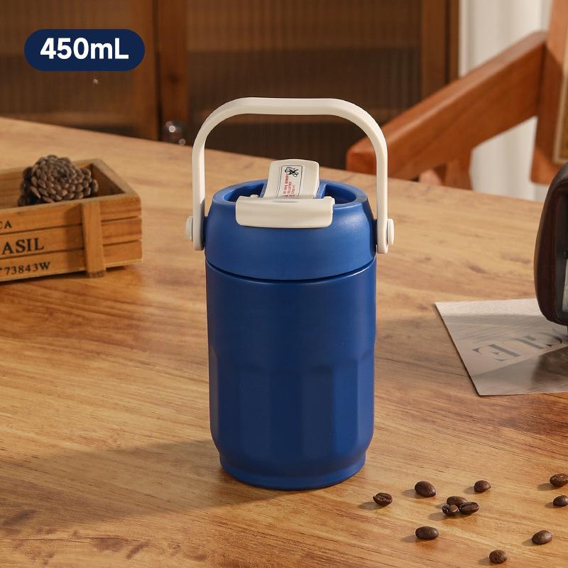 New 316 Stainless Steel Mug Girls' Large-capacity Handle Mug High-value Coffee Cup