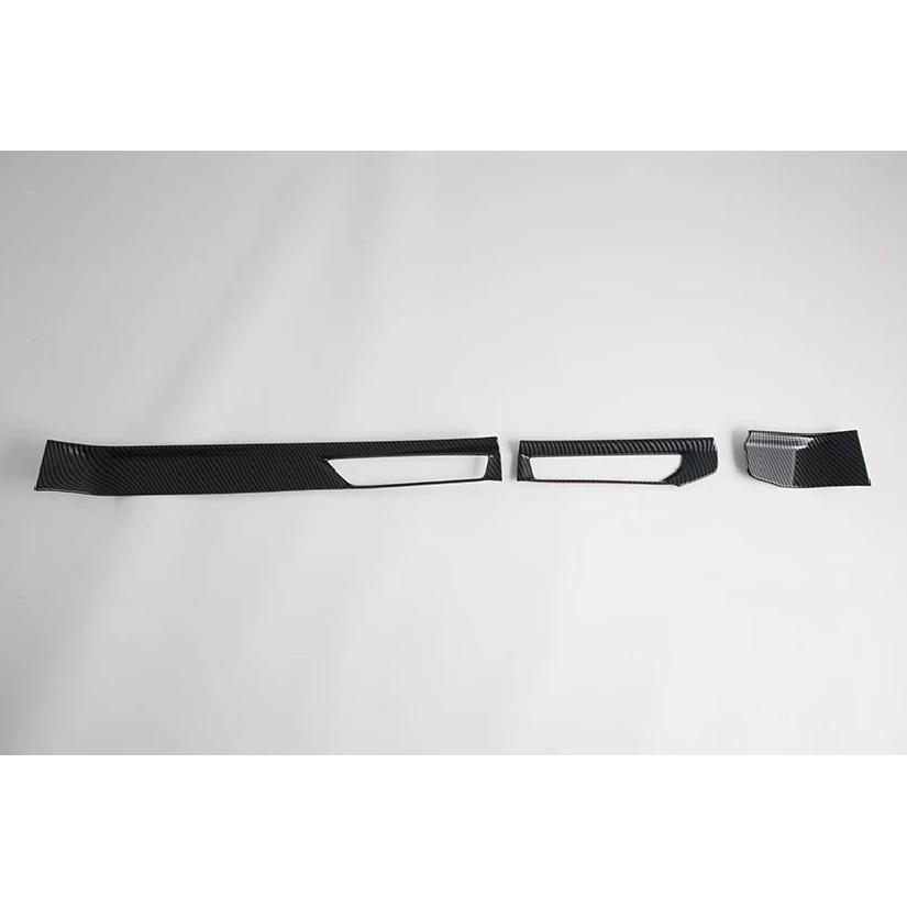 For MG 3 MG3 2024 2025 2026 Car Accessories Carbon Fiber Style Exhaust Side Cover Dashboard Trim Bezel Molding Trim