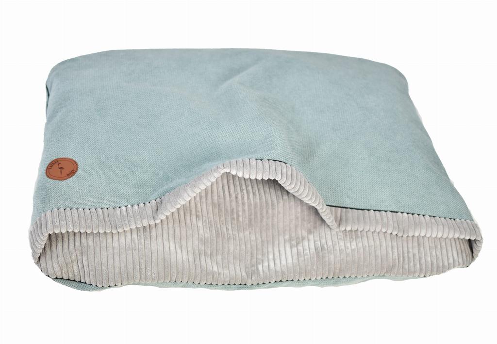 Mink Nel Mint + Gray Stripes 80cm x 60cm