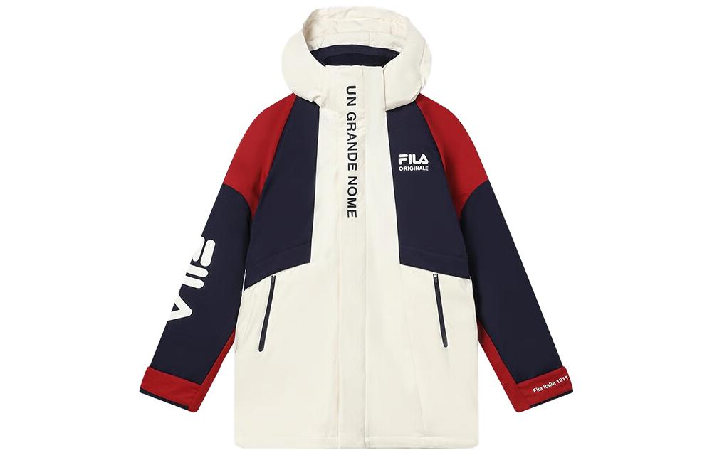 Men's Jacket FILA ORIGINALE Down Jacket Men's Fresh Ivory