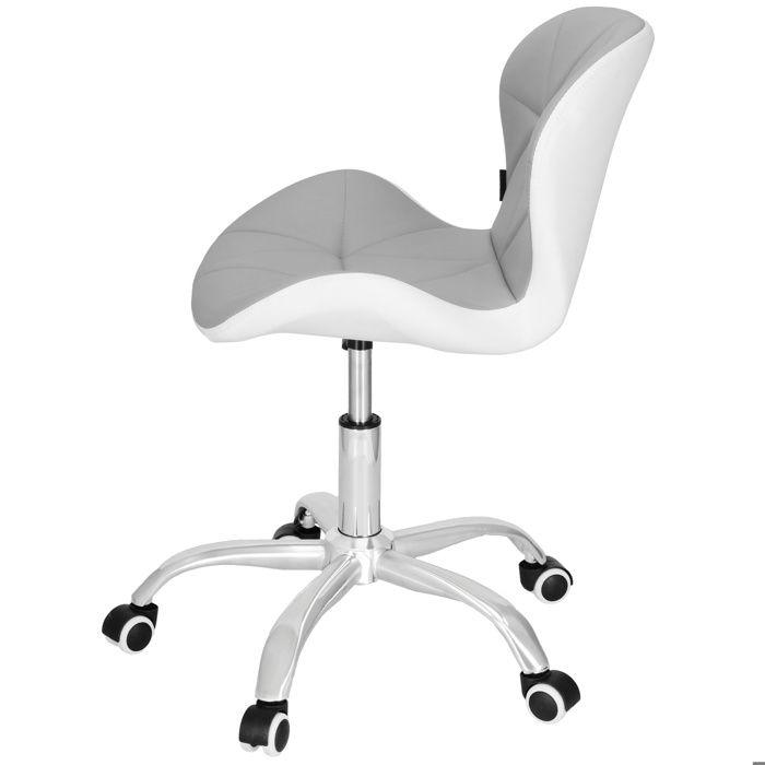 Chaise de bureau - Springos® - Réglable en hauteur - Rembourrée - Roulettes pivotantes - 120 kg