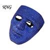 Eye-catching Festival Mask Halloween Rhinestone Full Face Mask, Sparkly Masquerade for Lightweight Dance Performance, Hip Hop Party Stage Prop