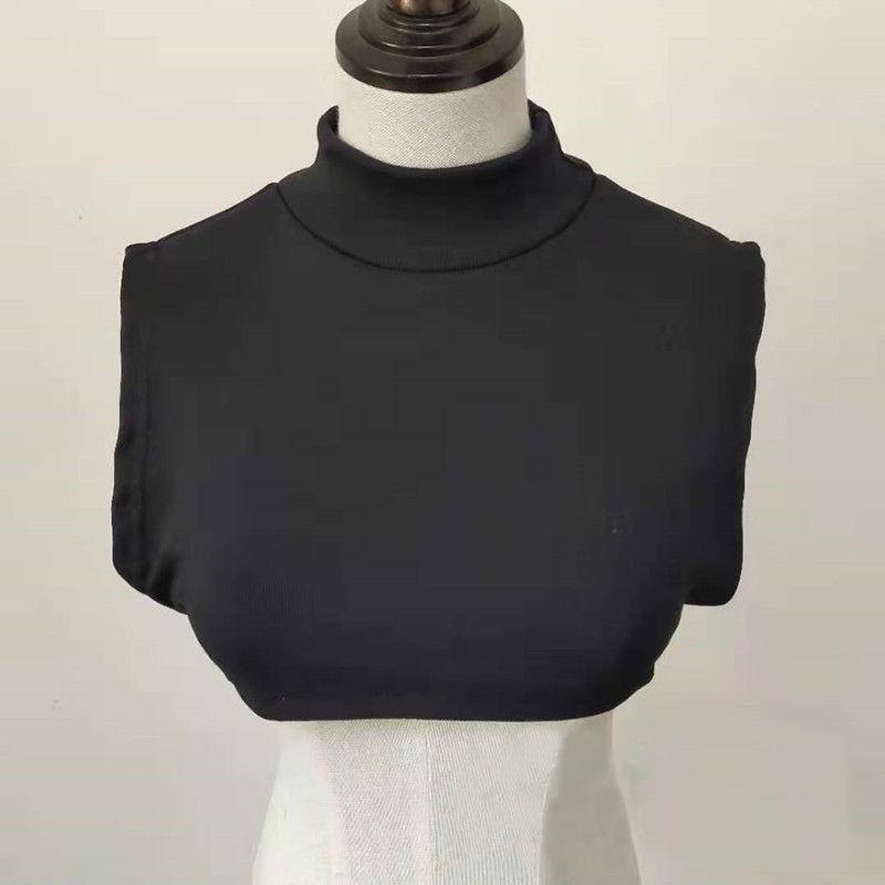 Halbhoher Kragen, falscher Kragen mit Schal, Pullover für Damen, um warm zu halten und die Halswirbelsäule zu schützen, Halsbedeckung, einfarbig, dekorativer falscher Kragen