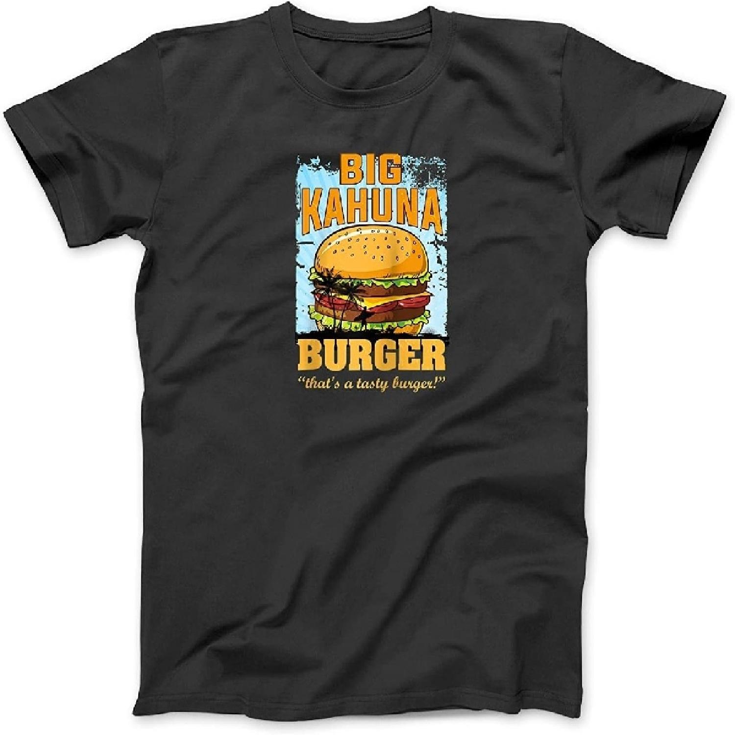 

Cool Food Tees - Hot Premium Big Kahuna Burger T-Shirt Raglan Baseball Tee Sweatshirt Hoodie Tanktop for Men Women Kids Black S чёрный
