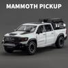 New 1:32 Dodge RAM 1000 TRX Mammoth Picku Alloy Car Model with Sound and Light Pull Back Children's Toy Collectible Birthday Gift
