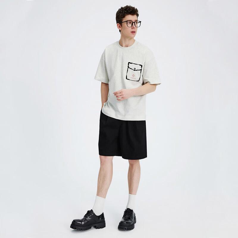 Navigare Men s Summer Loose-Fit Pure Cotton Casual Shorts 36