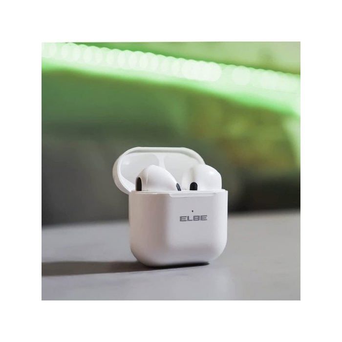 Elbe ABTWS-003-B Auriculares Bluetooth TWS Blancos