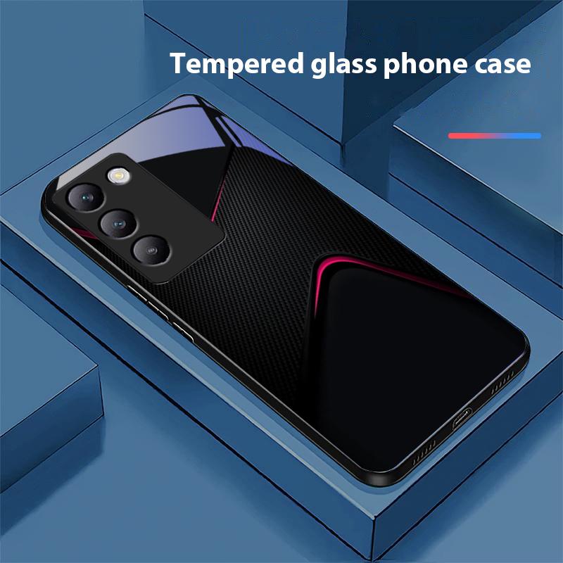 

Simple And Large For Y72 33S 11 03 36 96 Lite 35 16 Iqoo 12 V40 SE 5G 29 40 21 30 X80 Pro Vivo Tempered Glass Phone Case Black For vivo Y16