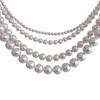 Elegant White Pearl Necklace Set: Multi-Spec Choker & Sweater Chain for Women