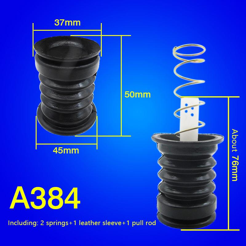 Univerzální zátka vypouštěcího ventilu vody pračky, pružinové armatury pro utěsnění vody