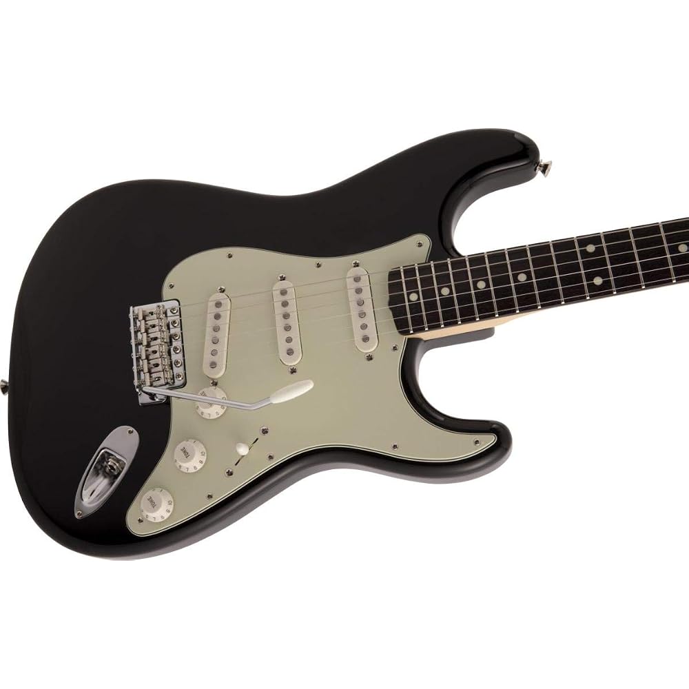 Fender Traditional 60s Stratocaster Electric Guitar Made in Japan Rosewood Fingerboard Black