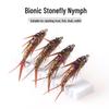 Ručně vázaná vlnařská nymfa Wooly Bugger Stonefly