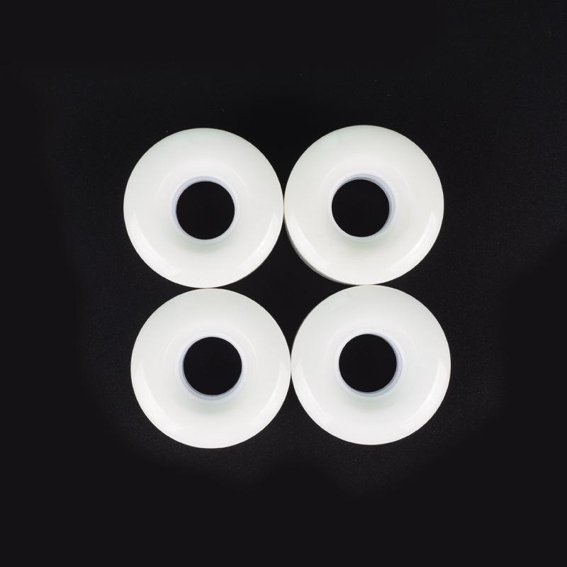High Rebound Low Noise Double Kick Longboard Skateboard Wheels for Adults - Four-Wheel Street Cruising & Commuting
