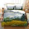 Bedding Kit Oil Painting Starry Sky Pattern Two-Piece Set 3D Digital Printing Three-Piece Set