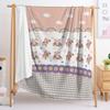 2D Digital Printing, Striped Plaid Blanket Fresh Flannel Blanket eBay Blanket Spring Autumn