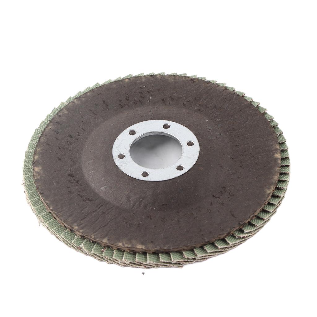 10 Pcs Flap Disc 4.5in Grinding Sanding Wheel Good Heat Dissipation Low Noise Elastic Abrasive Flap Wheel