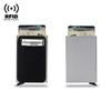DIENQI Rfid Credit Card Holder Smart Minimalist Aluminium Metal Wallet Thin Pop-up Cardholder Wallets for Men Creditcard Case