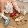 Fashion Lightweight Breathable Retro Ballet Style Flat Sole Shallow Mouth Single Shoes Women's 2025 New Spring Versatile Mary Jane Shoes