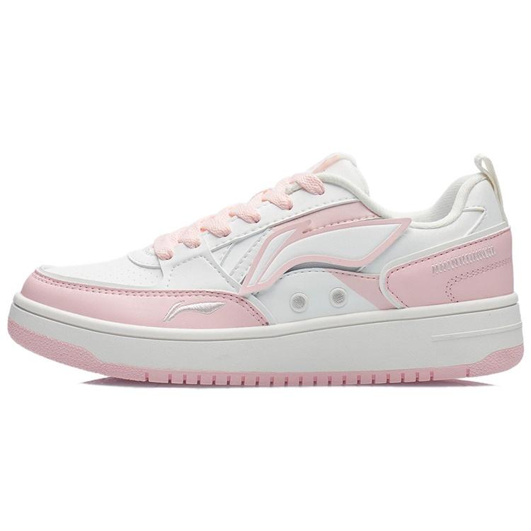 (WMNS) Li-Ning Classic Leisure White Pink Women s AGCS134-1 EU 35