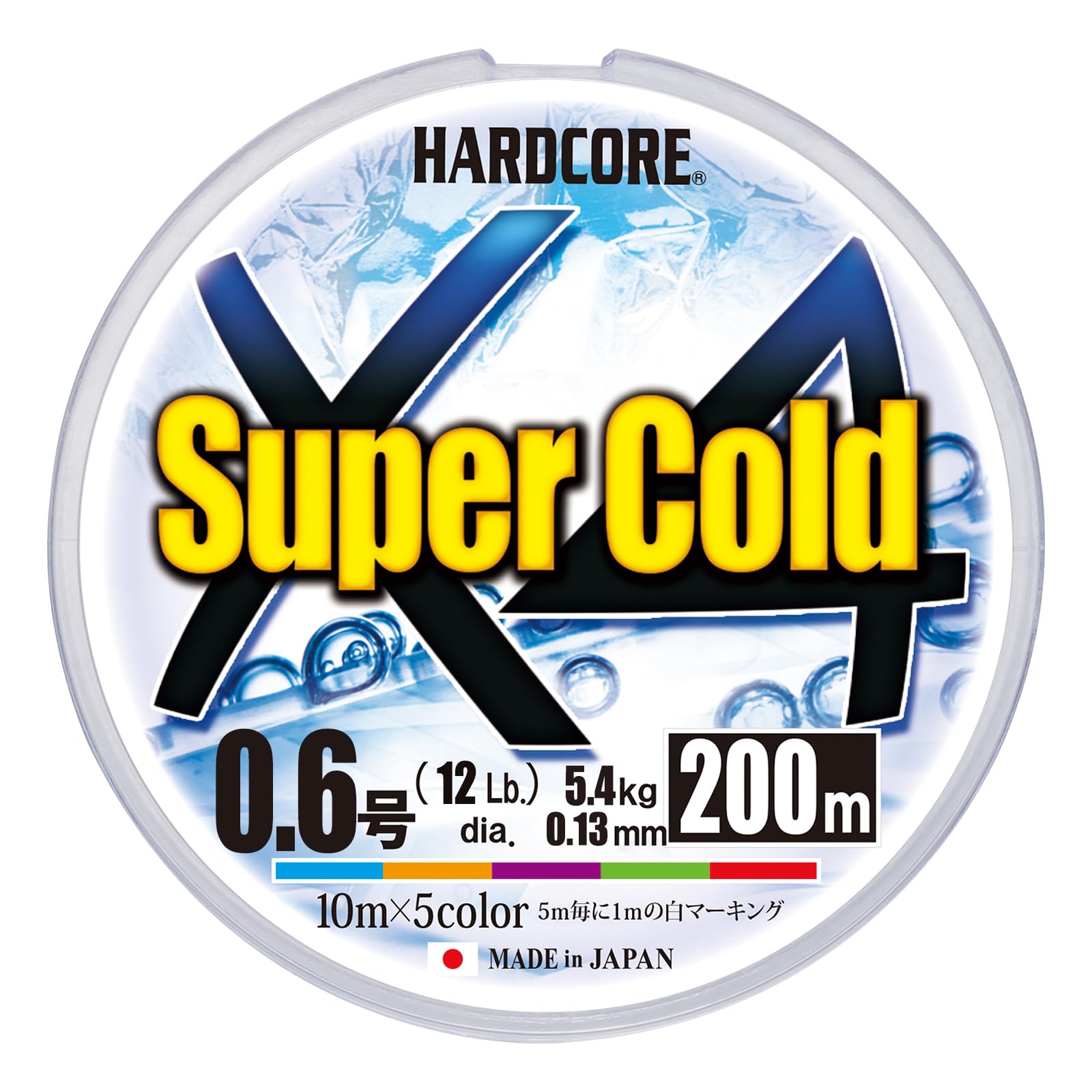 

DUEL HARDCORE Supercold X4 Fishing Line Fishing High High [Fishing Line, Tackle, Strength, Sensitivity]