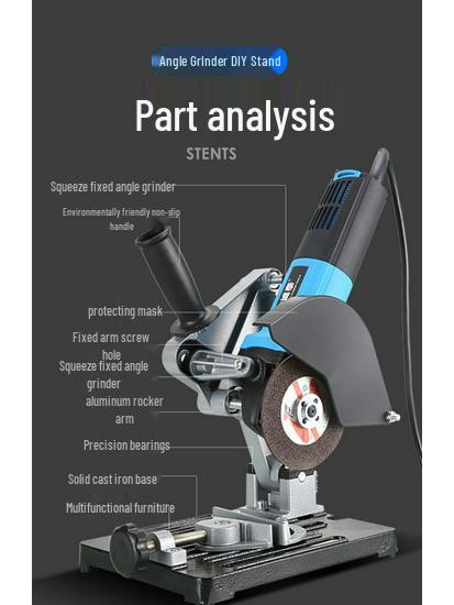 Universal Angle Grinder Stand: Multifunctional Modification for Table Saw & Cutting Machine