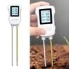 3 In1 Soil PH Tester LCD Screen Plant Temperature Environment Humidity Meter Soil Hygrometer Sensor Indoor & Outdoor Plants Use