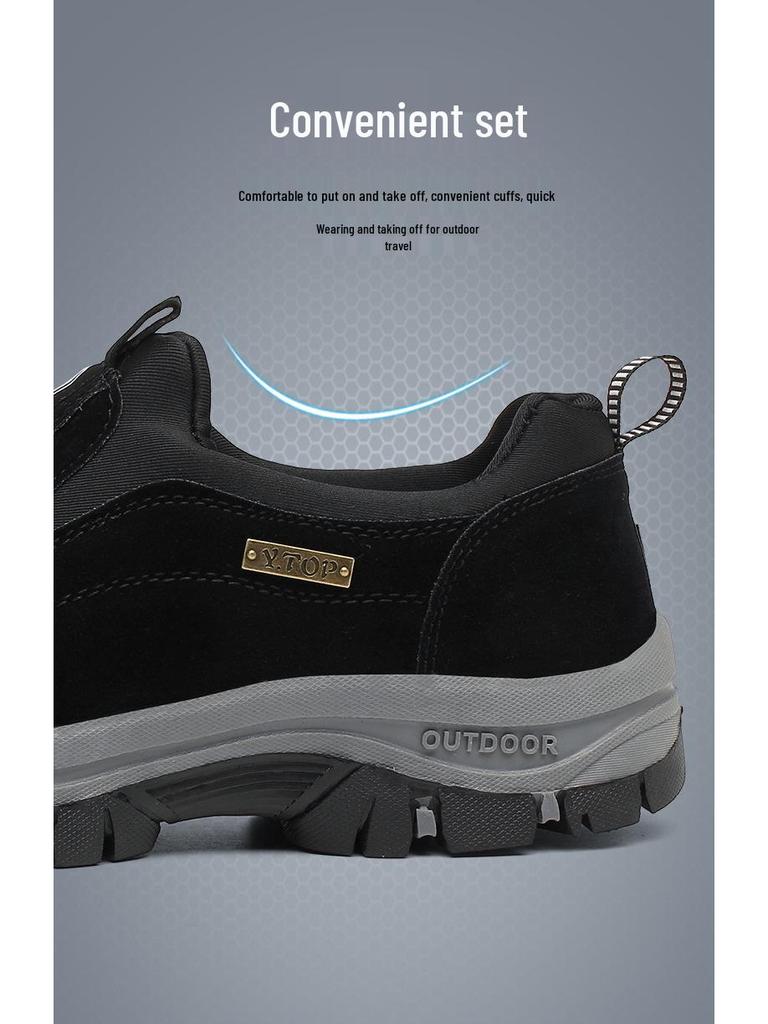 Men's Waterproof, Non-Slip Outdoor Sports & Safety Shoes with Wear-Resistant Thick Soles