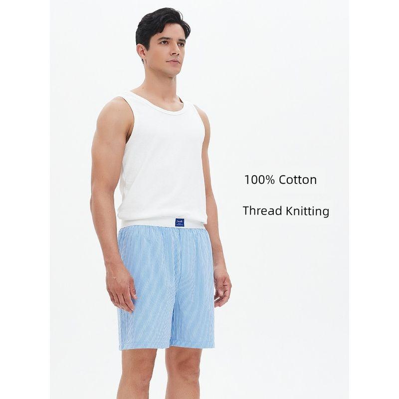 American Retro Elastic Pure Cotton Thread Men Vest Summer Pure Cotton Sweat Absorbing Bottoming Shirt Sports Tank Top Sleeveless T-shirt