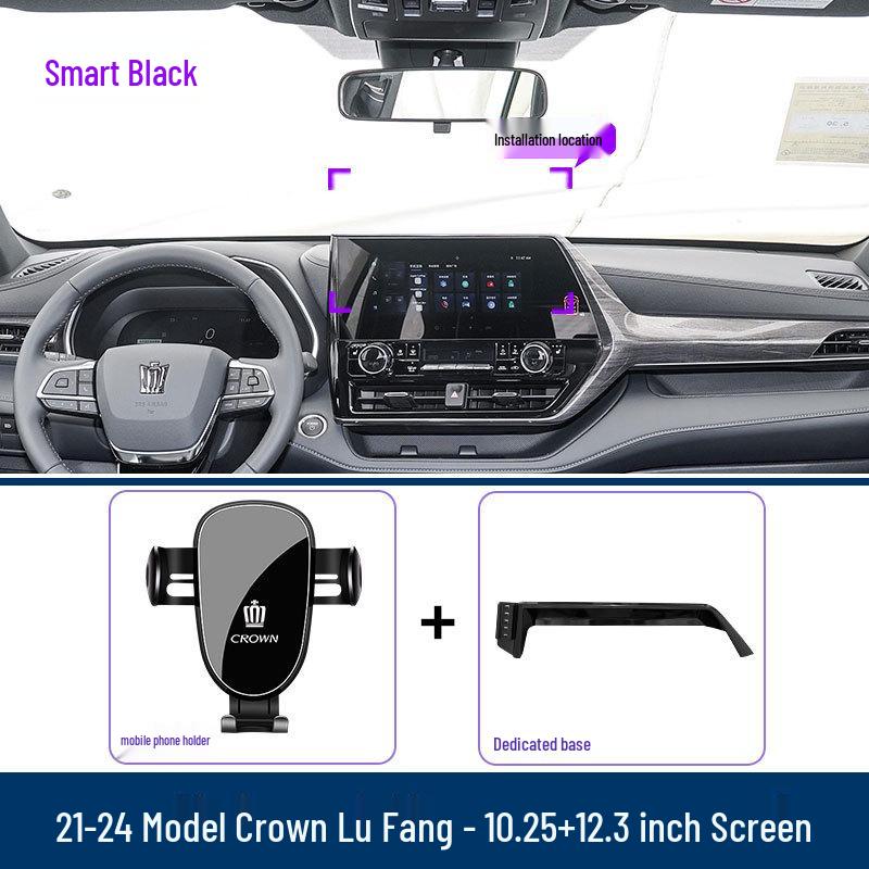 Support de téléphone pour voiture Crown Lu Fang Modèle 21-24 Support d'écran