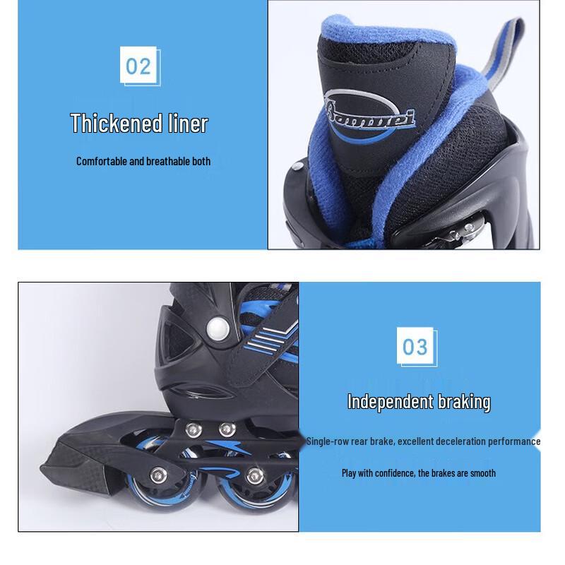 Banwei Kids' Aurora Inline Skates Full Set