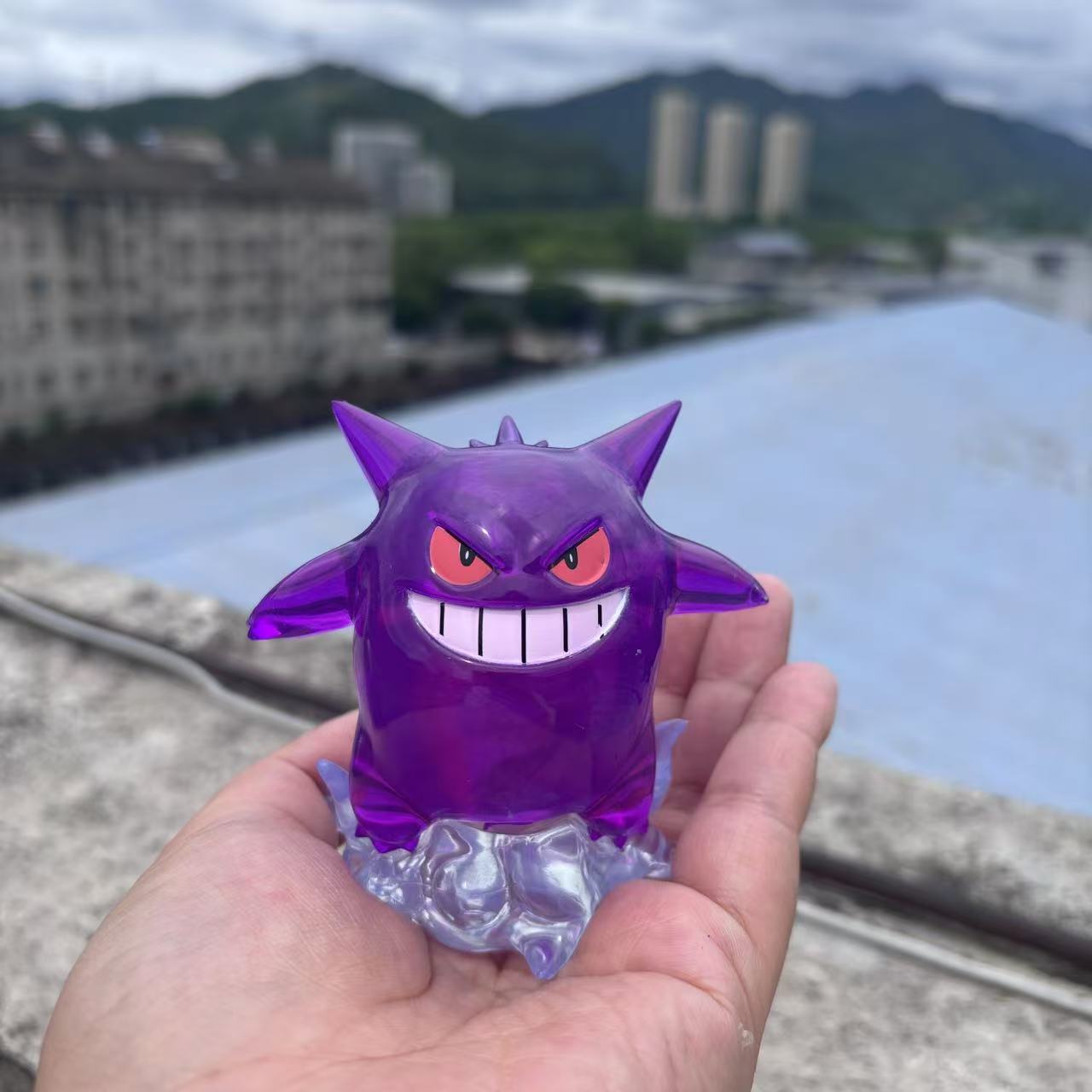 Pokemon Gengar with Cloud Figure Toys 10cm no box