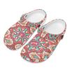 Bright Printed EVA Beach Clogs Unisex Quick Dry Flexible Slip On Beach Shoes Pool Area Bathroom Home Summer Sandals Soft Fit