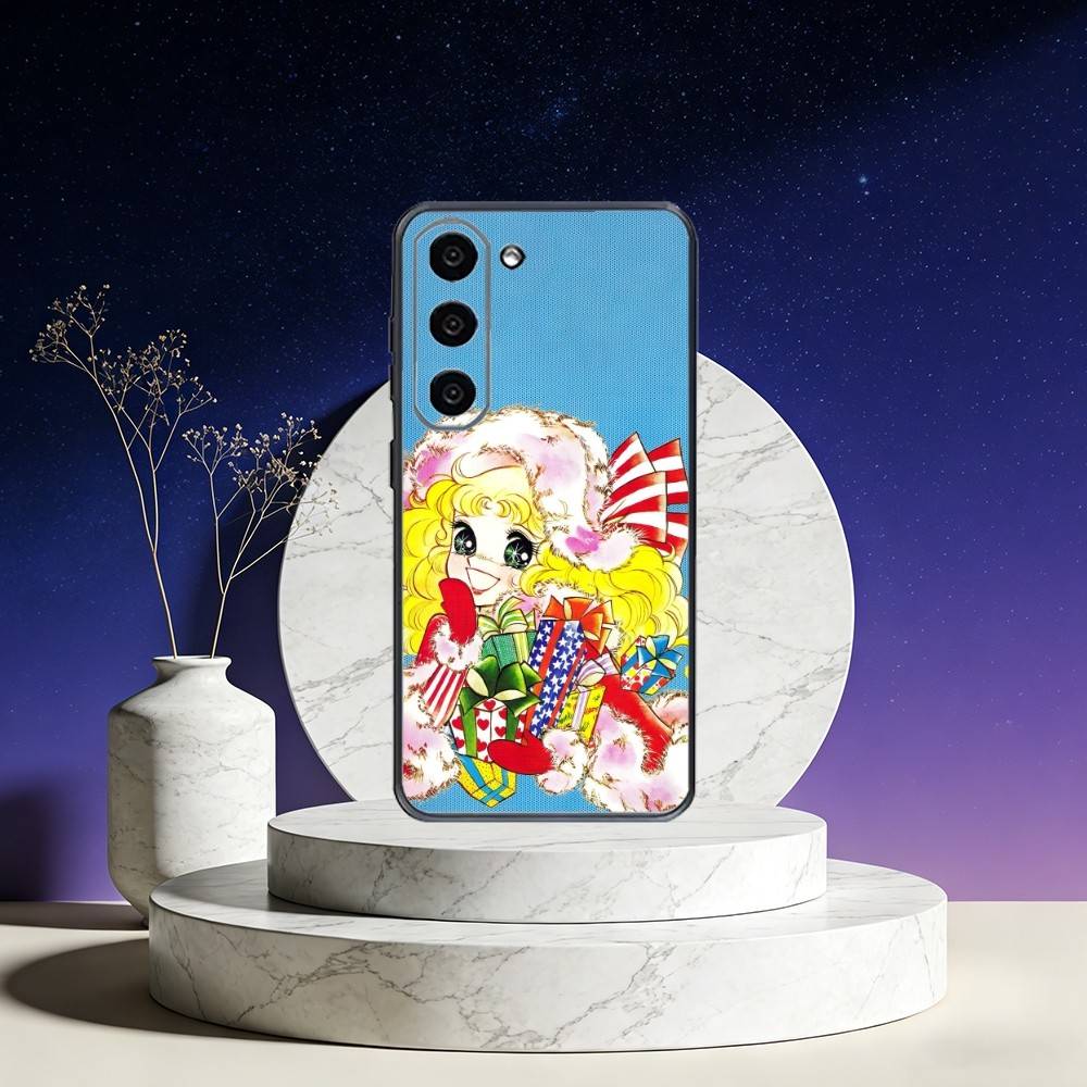 Anime Candy Candy Phone Case For Samsung Galaxy A73,A72,A71,A70,A53,A52,A51,Others Soft Black Cover