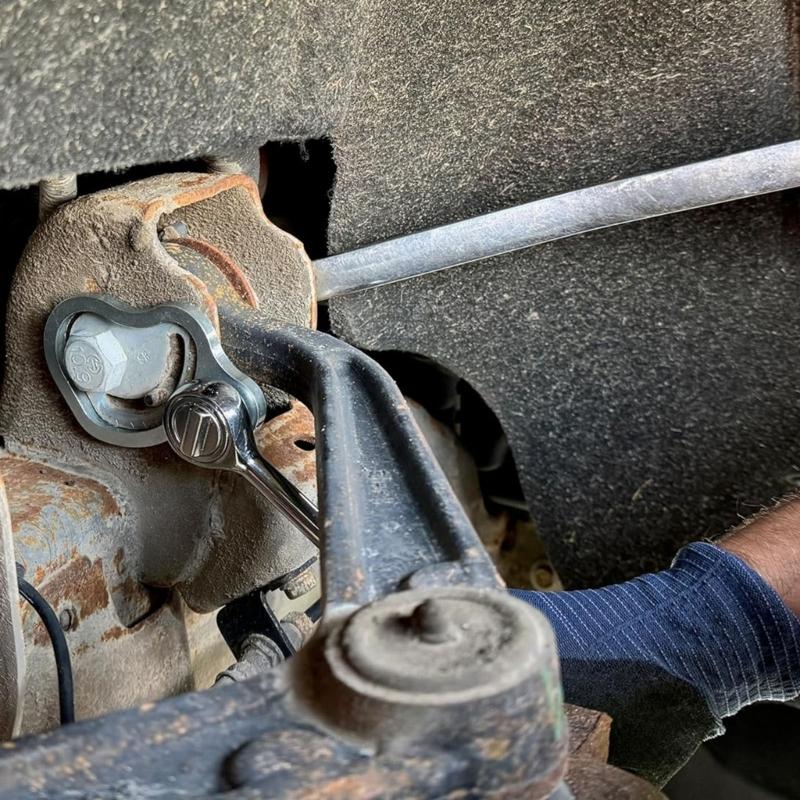 Professional Automotive 41620 Cambers Alignment Tool For Cars Includes 5 Adjustable Holders And Extended 14.5" Wrench