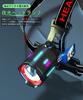 Digital Power Display Color Headlight Powerful Super Bright 3000000 Lumens Bright USB Rechargeable LED Light 6 Lighting Modes Sensor Function Fishing