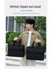 Men's Casual Oxford Multi-Layer Travel Briefcase - Large Capacity Laptop & Business Handbag