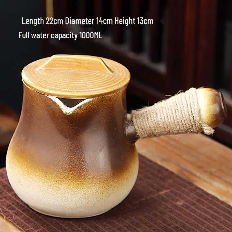 ZISIZ Stovetop Tea Brewing & Roasting Pot Set