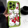 Explosive TEMU/Xiyin/TikTok Sanlio TK cat Hello Kitty for Apple 16 mobile phone case ladder