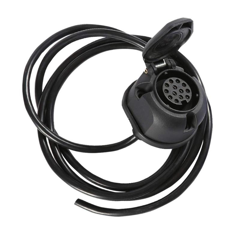 12V 13 Pin Towing Plug On The Car Trailer Caravans Electric Socket Connector