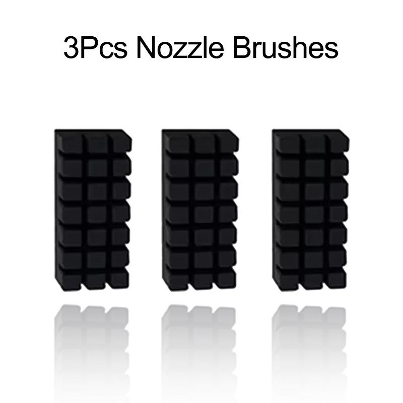 3/6Pcs High Temperature Resistant Silicone Sock 3D Printer Nozzle Maintenance Silicone Cover Sock And Nozzle Brushes Set A2