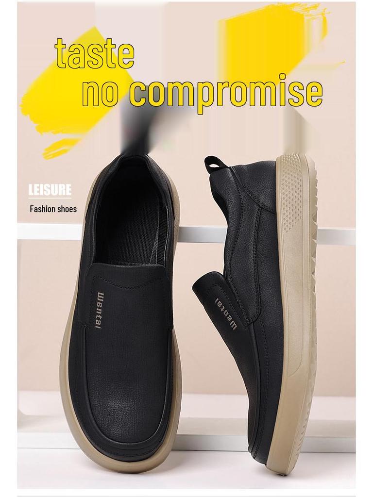 Herren 2025 Herbst Freizeit Skate Schuhe, Bequeme & Atmungsaktive Slipper Loafer