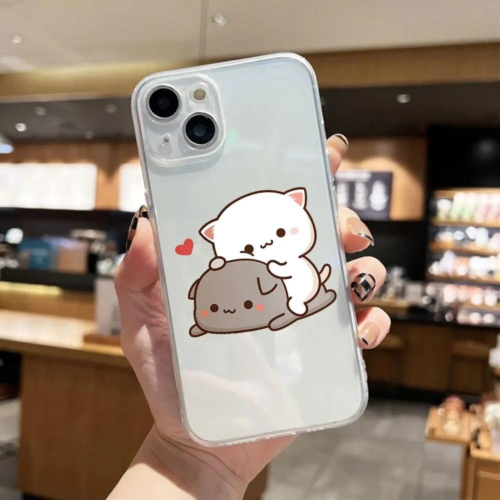 

Прекрасный анимационный телефон для Iphone 13 Max Mini X XR 8 7 12 XS 11 6s Pro 14 Plus 6, мягкий силиконовый чехол for Iphone 11